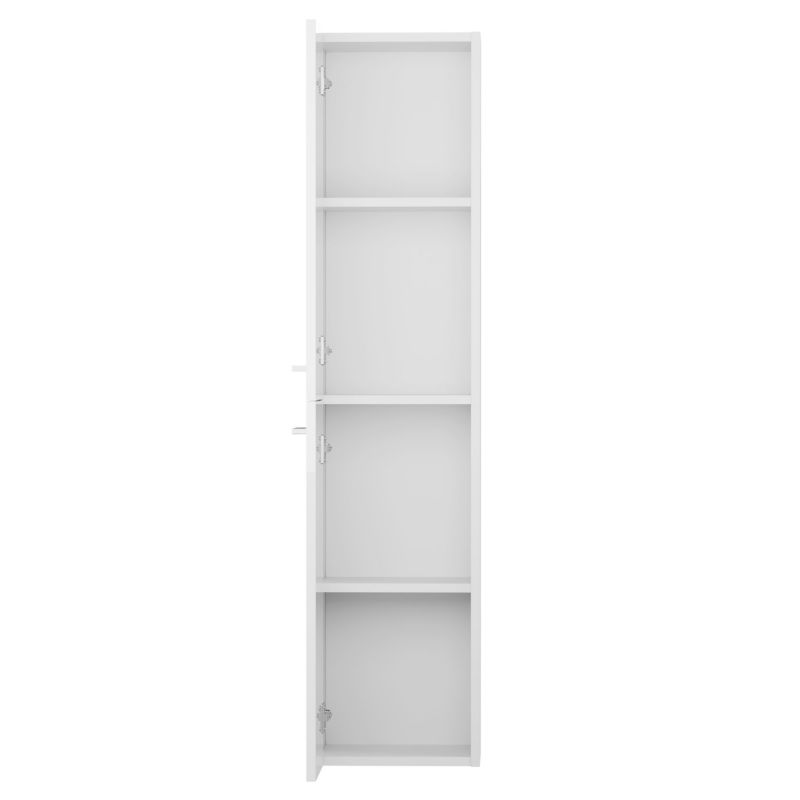 Badeværelsesskab Aster 30x28x130 cm Hvid Højglans | 5905369503320