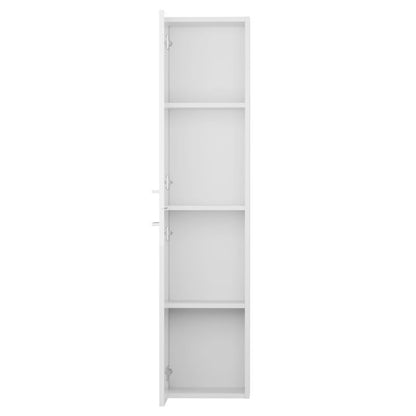 Badeværelsesskab Aster 30x28x130 cm Hvid Højglans | 5905369503320