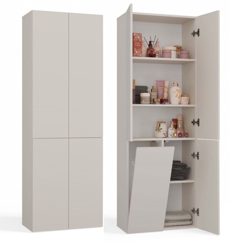 Badeværelsesskab Nel 1K/DD 174x32x30 cm Kasjmir | 5904507209667