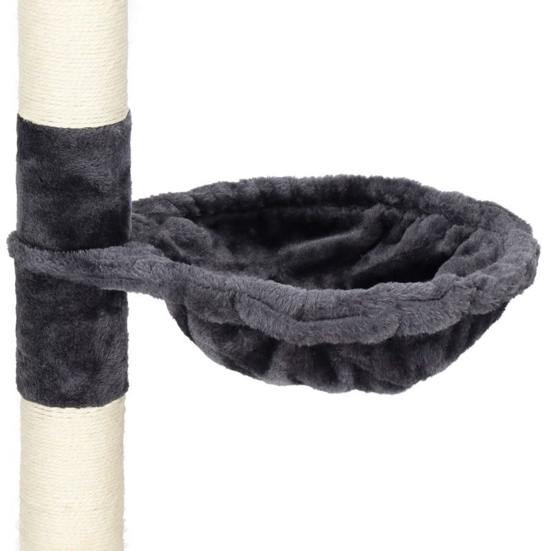 Springos skrabepæl til kat, loftmonteret, sizal-skraber, 245 - 260 cm, 1 stk.
