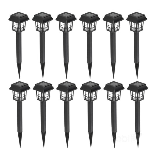Solcellet LED-havelampe Kobi 6500K IP44 12 stk.