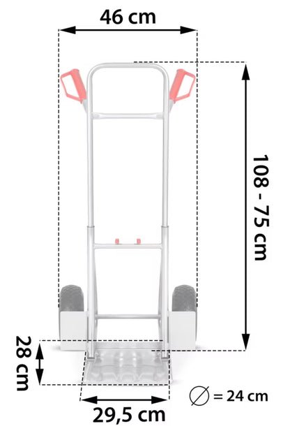 Sækkevogn Sammenklappelig 150 kg HM-507 | 550700