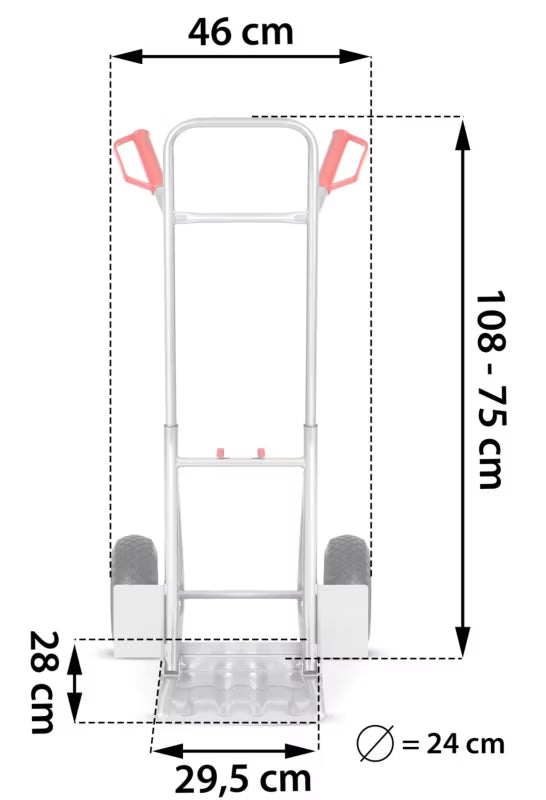 Sækkevogn Sammenklappelig 150 kg HM-507 | 550700