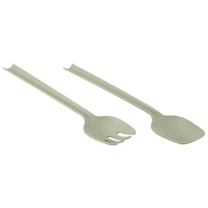 Salatbestik 29 cm Grøn