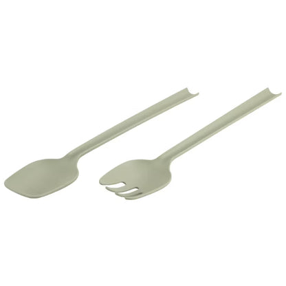 Salatbestik 29 cm Grøn