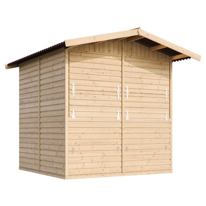 Salgsbod i Træ M149 253x263 cm Natur