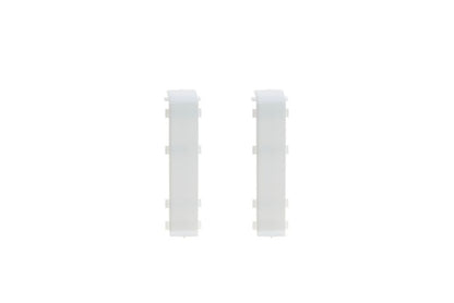 Samleled til Fodliste 60 mm Hvid RAL9003 Mat 2 stk.