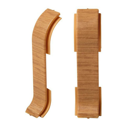 Samler til fodpanel 56x12 mm Brun 2 stk.