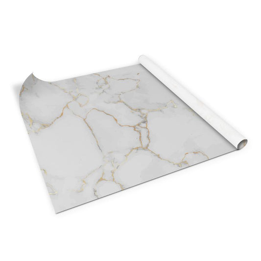 Selvklæbende møbelfolie Tulup Lys marmor 100 x 50 cm