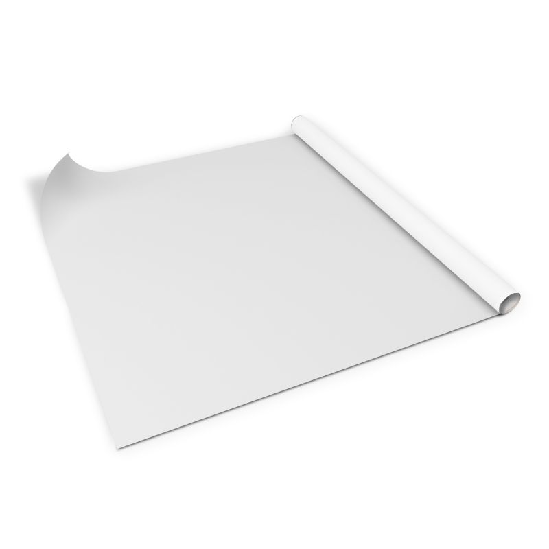 Selvklæbende møbelfolie Tulup PVC hvid 100 x 50 cm