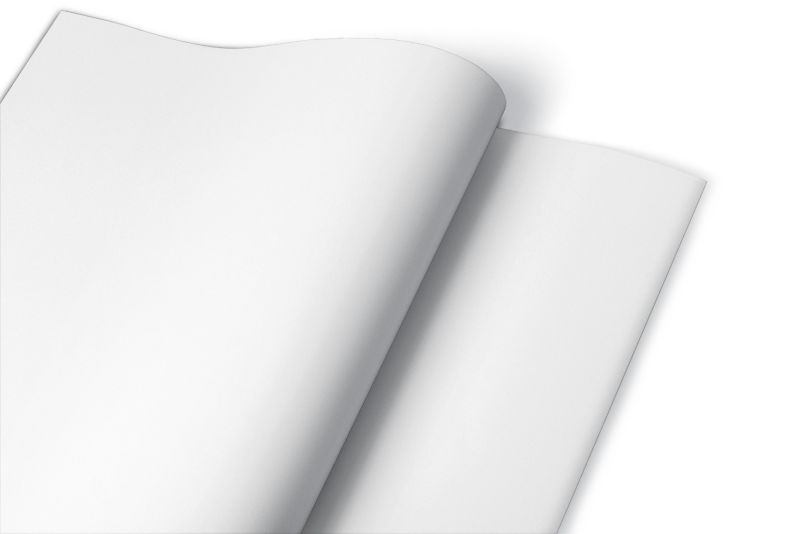 Selvklæbende møbelfolie Tulup PVC hvid 100 x 50 cm