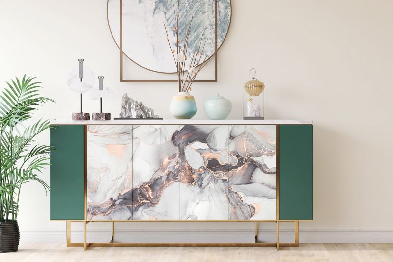 Selvklæbende folie Tulup abstrakt marmor 100 x 50 cm