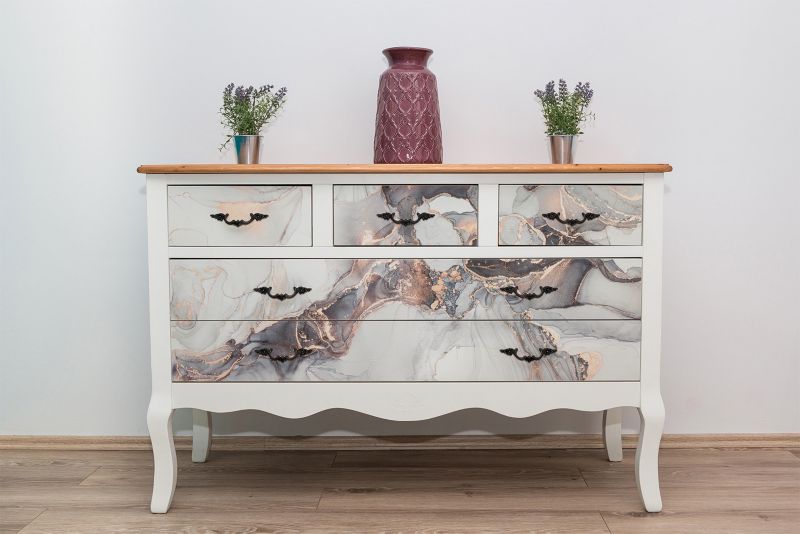 Selvklæbende folie Tulup abstrakt marmor 100 x 50 cm