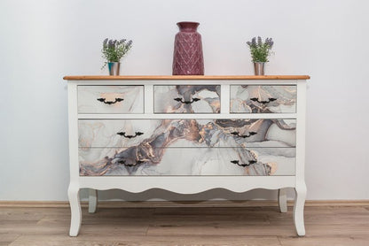 Selvklæbende folie Tulup abstrakt marmor 100 x 50 cm