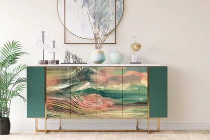 Selvklæbende pvc-folie Tulup malet planke 100 x 50 cm