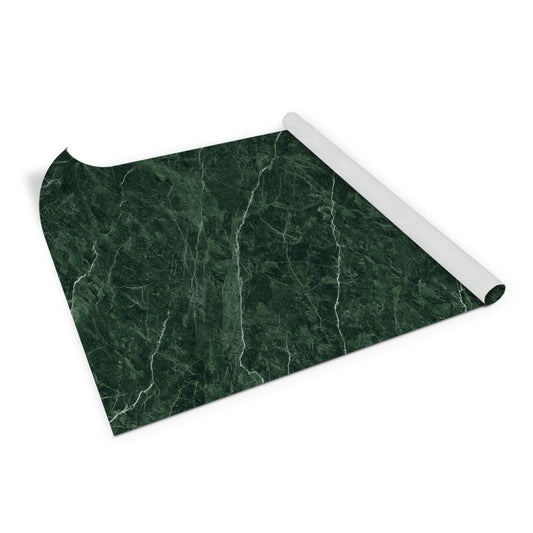 Selvklæbende Tulup PVC-folie grøn marmor 100x50 cm