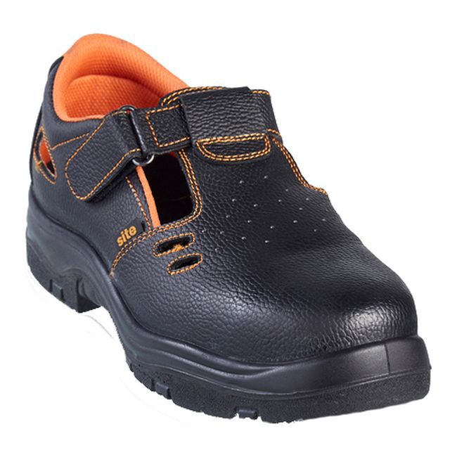 Site Emery S1P arbejdssandaler i størrelse 36