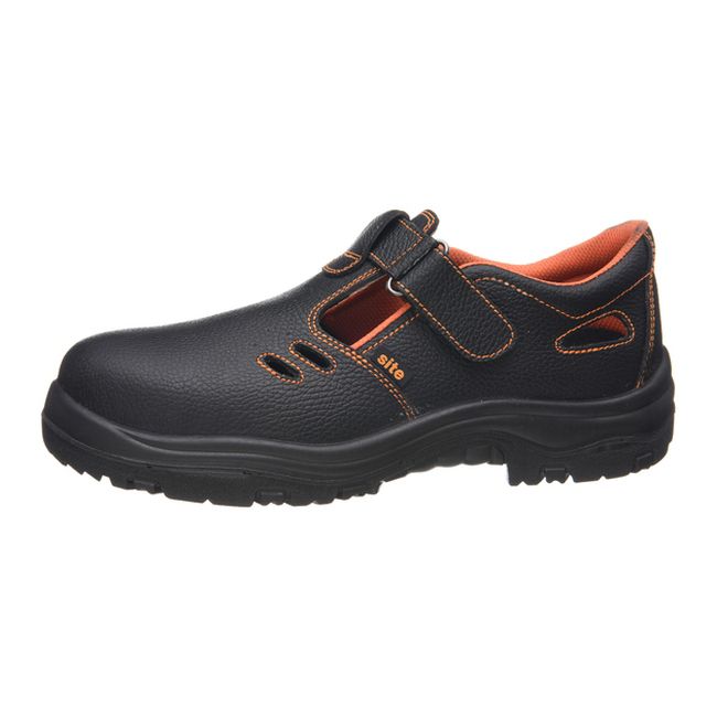 Site Emery S1P arbejdssandaler i størrelse 36