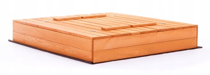 Sandkasse 120x120 cm Træ Imprægneret med Bænke