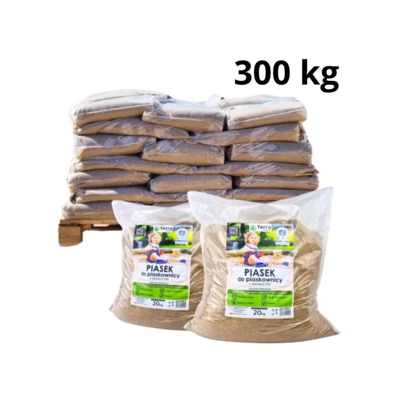 Sandkassesand 300 kg Palle 15x20 kg