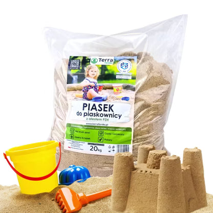 Sandkassesand 500 kg Palette 25x20 kg