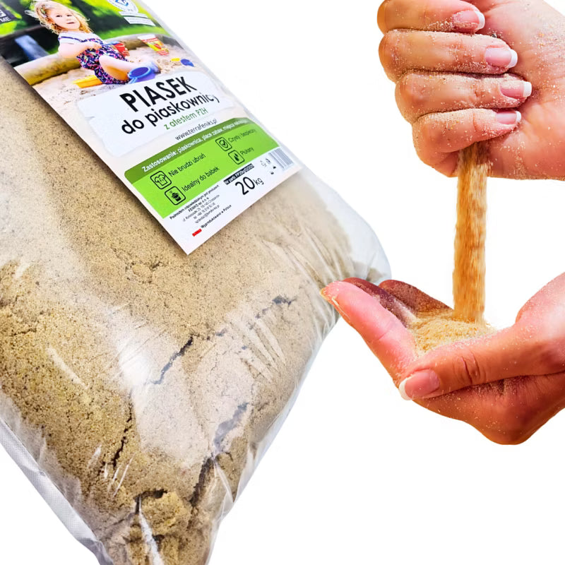 Sandkassesand 500 kg Palette 25x20 kg