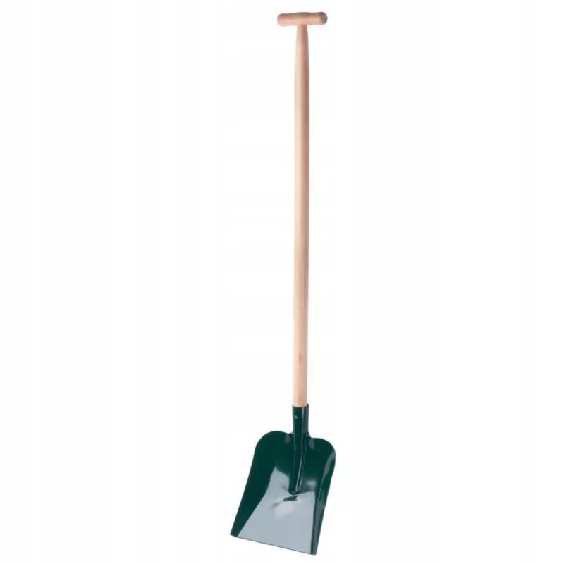 Sandskovl 125 cm Metal med Træskaft Grøn