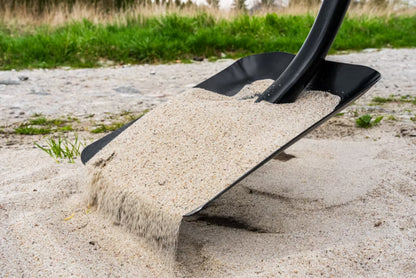 Sandskovl 132 cm Stål med Metalrørsskaft