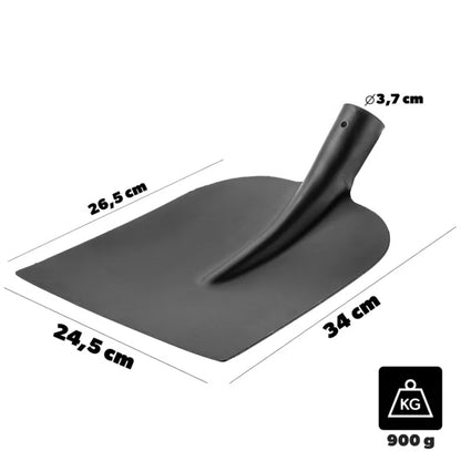 Sandskovl Brives 27x23 cm Sort Kulstofstål