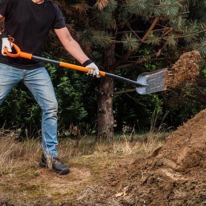 Sandskovl Hærdet Stål 132 cm Sort