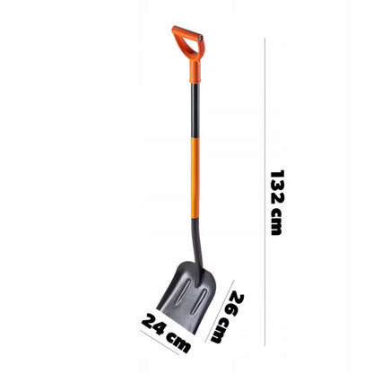 Sandskovl Hærdet Stål 132 cm Sort