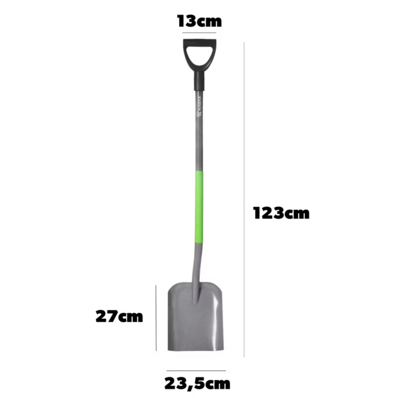 Sandskovl Holice 123 cm Stål Sort