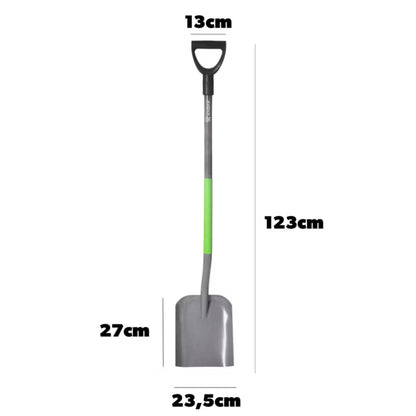 Sandskovl Holice 123 cm Stål Sort
