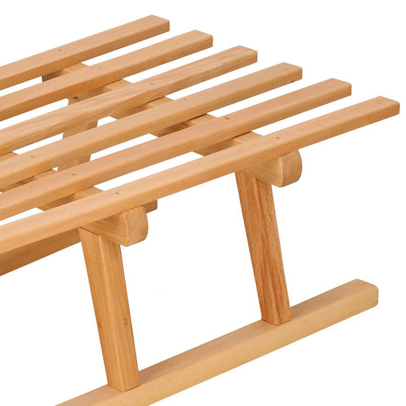 Springos klassiske træ-kælke til børn 90 cm, lakerede, 1 stk.