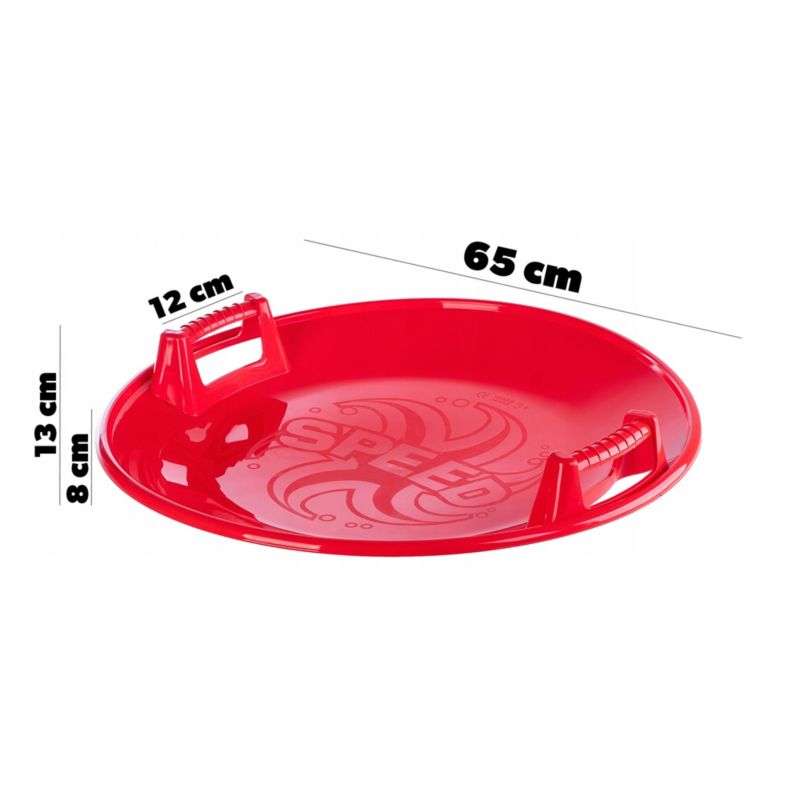 KADAX rund kælkeplade til sne, 65 cm, 1 stk.