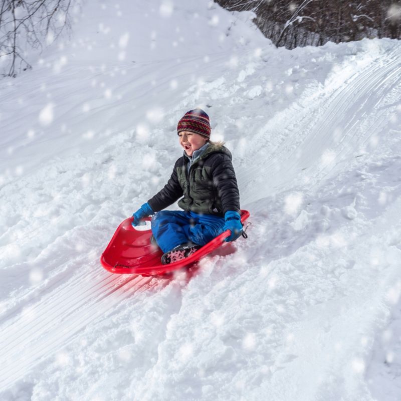 Plastikslede KADAX til børn - stærk sneglider med skal, 1 stk.