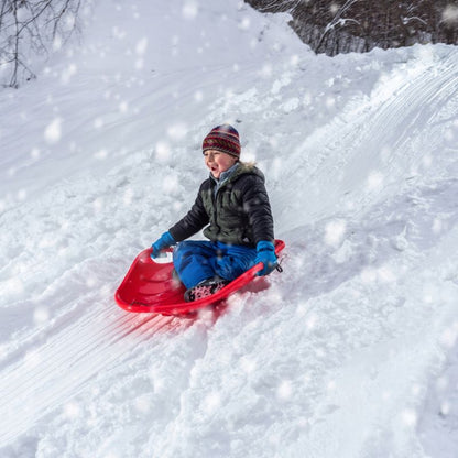 Plastikslede KADAX til børn - stærk sneglider med skal, 1 stk.
