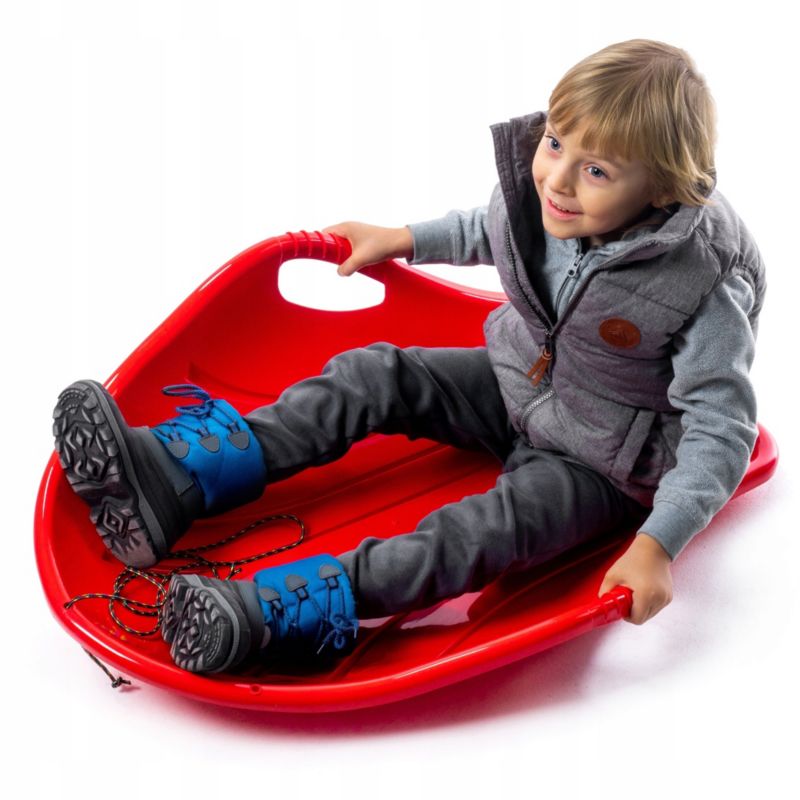 Plastikslede KADAX til børn - stærk sneglider med skal, 1 stk.