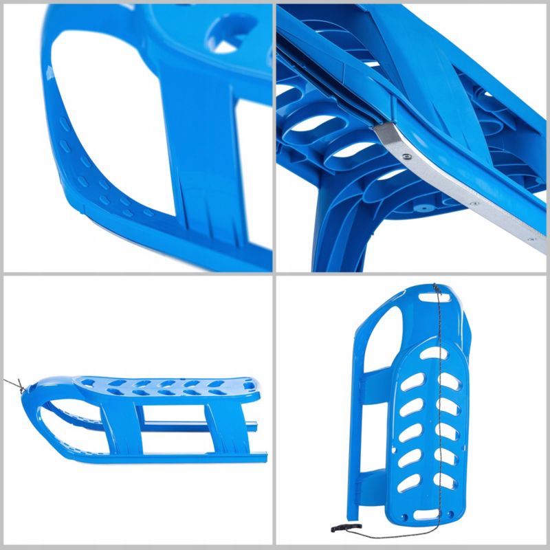 KADAX plastik-kælke til børn med håndtag og snor, stærk, 1 stk.