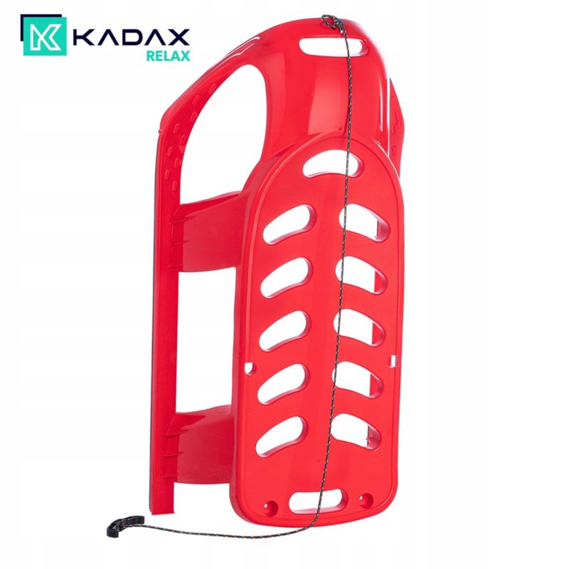 Plastikslede KADAX til børn med håndtag og stærk snor, 1 stk.