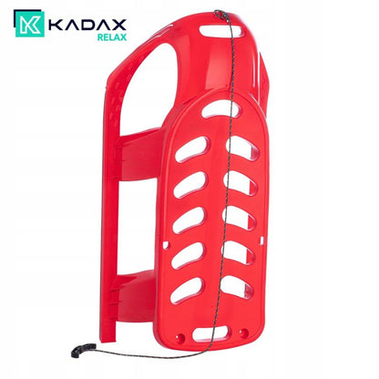 Plastikslede KADAX til børn med håndtag og stærk snor, 1 stk.