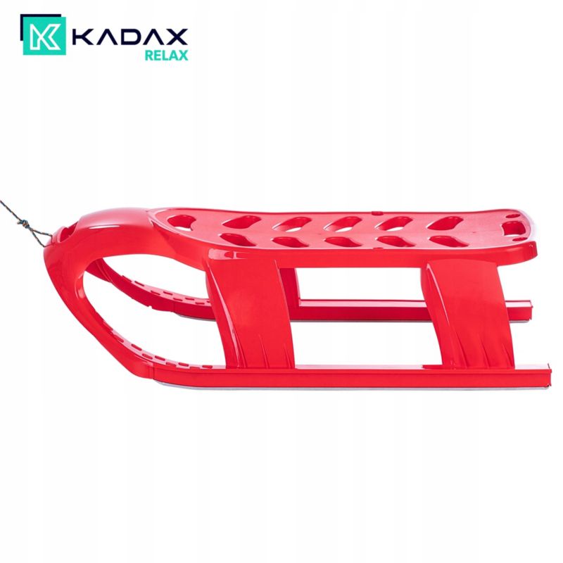 Plastikslede KADAX til børn med håndtag og stærk snor, 1 stk.