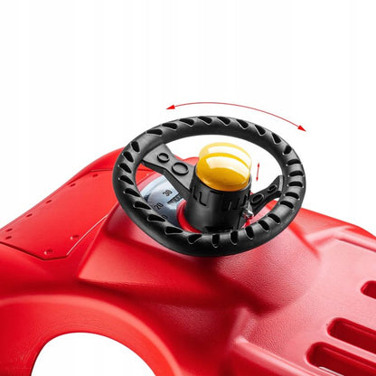 Plastikslede KADAX med rat til børn – sneglider med styr og horn, 1 stk.