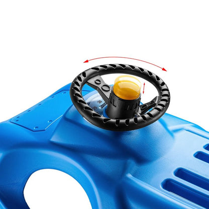 Plastikslede KADAX med rat til børn - sneglider til nedkørsel, 1 stk.