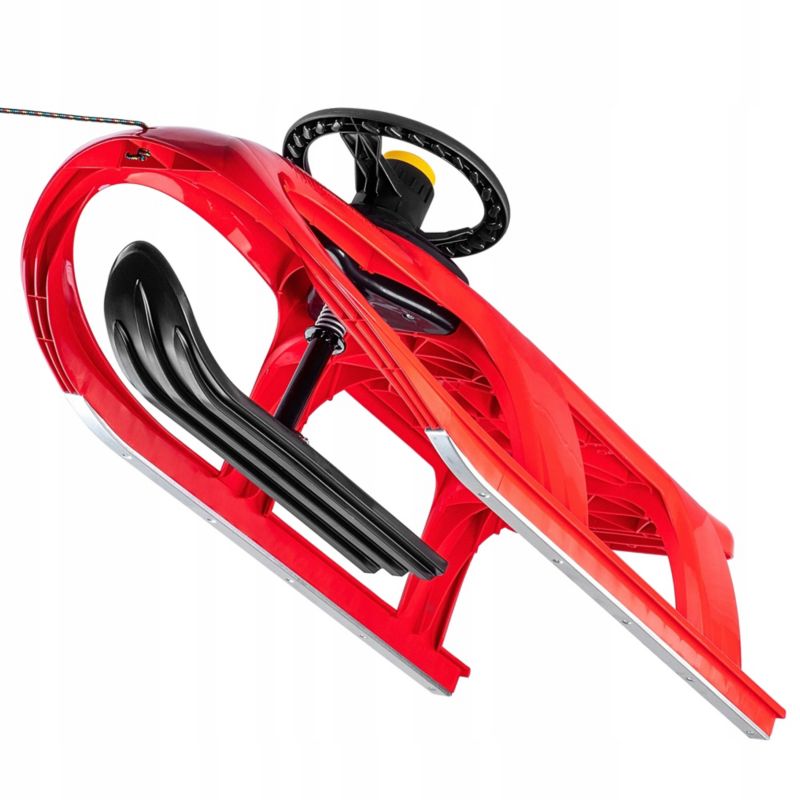 Plastikslede KADAX med rat og styrbar glideplade – 1 stk.