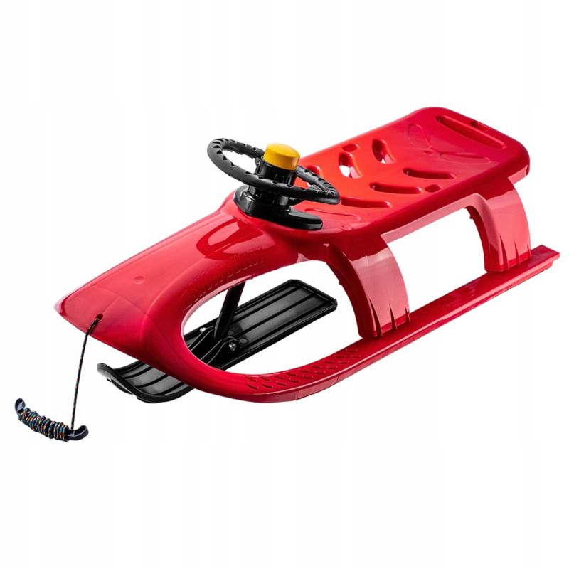 Plastikslede KADAX med rat og styrbar glideplade – 1 stk.