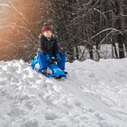 Plastikslede KADAX med rat og klaxon – sneglider til børn, 1 stk.