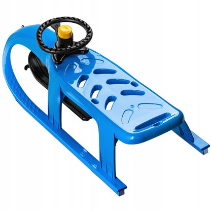 Plastikslede KADAX med rat og klaxon – sneglider til børn, 1 stk.