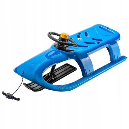 Plastikslede KADAX med rat og klaxon – sneglider til børn, 1 stk.