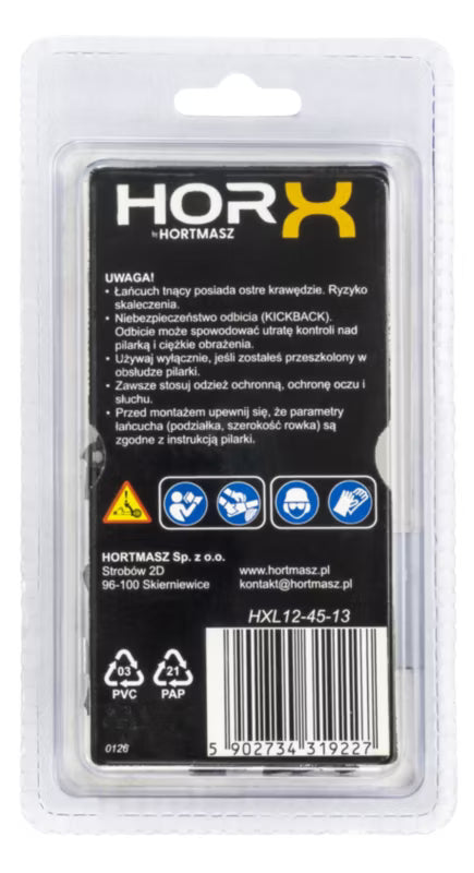 Savkæde 12" 45 Led 3/8" 1,3 mm HXL12-45-13